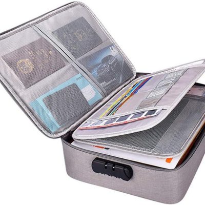 Αδιάβροχη τσάντα με κωδικό πρόσβασης για έγγραφα και πολύτιμα αντικείμενα | DOCTURO