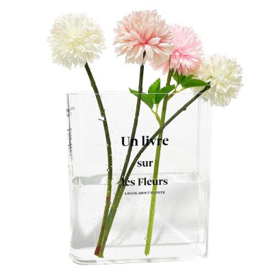 Κομψό βάζο σε σχήμα βιβλίου για λουλούδια | FLOWERFRAME