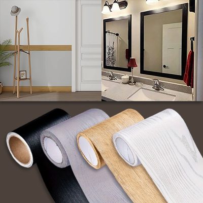 Αυτοκόλλητη διακόσμηση απομίμησης ξύλου (5m) | DECORIM