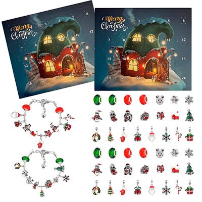 Χριστουγεννιάτικο advent ημερολόγιο σετ βραχιολιού | ADVENTBRACE 1+1 ΔΩΡΕΑΝ