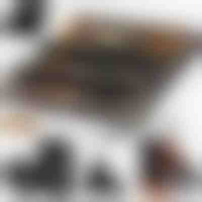 Deco Haus Μαύρη συσκευή οργάνωσης συρταριών με βαζάκια μπαχαρικών - συσκευή οργάνωσης συρταριών 3 επιπέδων - συσκευή οργάνωσης κουζίνας, συσκευή οργάνωσης συρταριών με 24 βαζάκια μπαχαρικών, 280 μαύρες ετικέτες, βούρτσα και χωνί