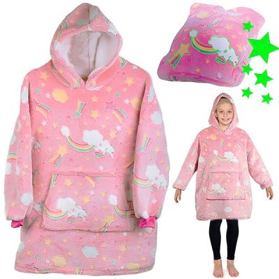 Παιδική Fleece Κουβέρτα με Μανίκια KIDHUG