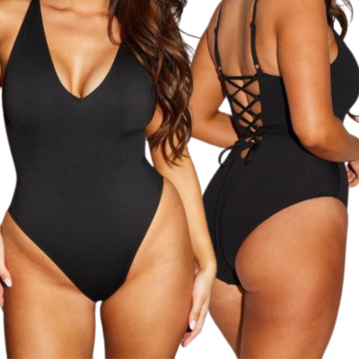 Ολόσωμο Μαγιό Διαμόρφωσης Plus Size FITLINE