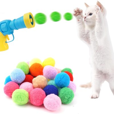 Εκτοξευτής Μπάλας για Γάτες με 20 Παιχνίδια CATAPULTI