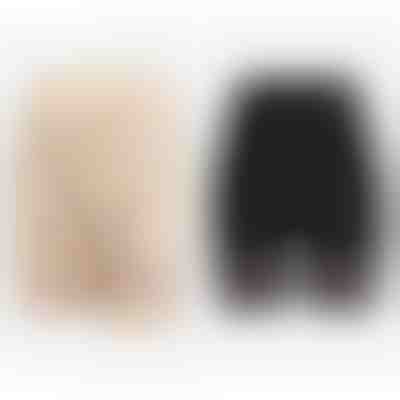 Σλιπ Διαμόρφωσης με Δαντέλα (2 Τεμ – Μαύρο & Μπεζ) LACYFIT