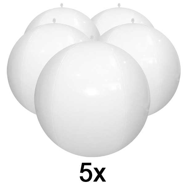 5x Φουσκωτά πλωτά φώτα πισίνας | POOLGLO