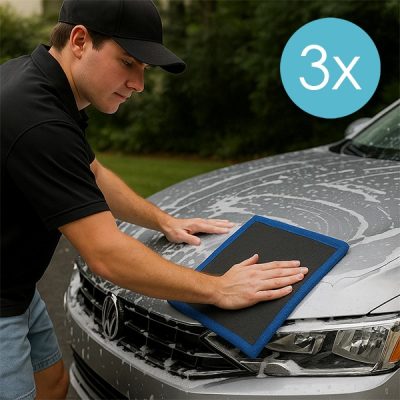 Πετσέτες Καθαρισμού Αυτοκινήτου με Επικάλυψη Αργίλου (Σετ 3 τεμ.) DETAILUX